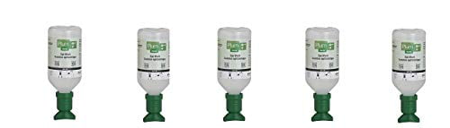 Pack of 2 3 Length 16.9 fl oz 4 3 Wide 8.5 Height Plastic Plum 45981-2 Sterile Saline Eyewash Solution Bottle 500 mL