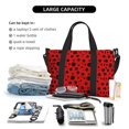 thumbnail image 2 of Honeii Ladybug Pattern Print Hand Travel Bag,Travel Duffle Bag, Waterproof Weekender Bag,Carry On Tote Bags,Weekender Tote Bag,for Weekend and Business Travel, 2 of 3