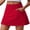 Red, variant on Pinspark Tennis Skorts for Women with Pockets High Waisted Golf Skirt Stretchy Skater Skorts for Women Dressy Casual