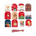 thumbnail image 1 of Christmas Tags with Holes with String Cartoon Labels Bags Hanging Tag Labels for Colorful, 1 of 9