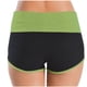 thumbnail image 5 of Mujeres Pantalones Cortos Casual, 3 Piezas Elástico de la Cintura Patchwork Pantalones Cortos Conjunto Hecho de Poliéster Cómodo para Toda la Temporada de Salida, Pantalones Cortos de Verano para las, 5 of 9