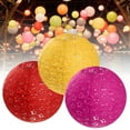 thumbnail image 2 of Farfi Chinese Plum Blossom Hollow Hanging Paper Lantern Wedding Festival Decoration (Orange,8 inch), 2 of 13