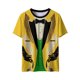 thumbnail image 2 of Xuyuer Women's Carnival Printed Round Neck Solid Color Short Sleeve Casual Loose T-Shirt, 2 of 8