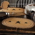 thumbnail image 6 of VHC Brands Kettle Grove Primitive Star Placemat Set of 6 Stenciled Oval Kitchen Table Decor 12"x18", 6 of 6