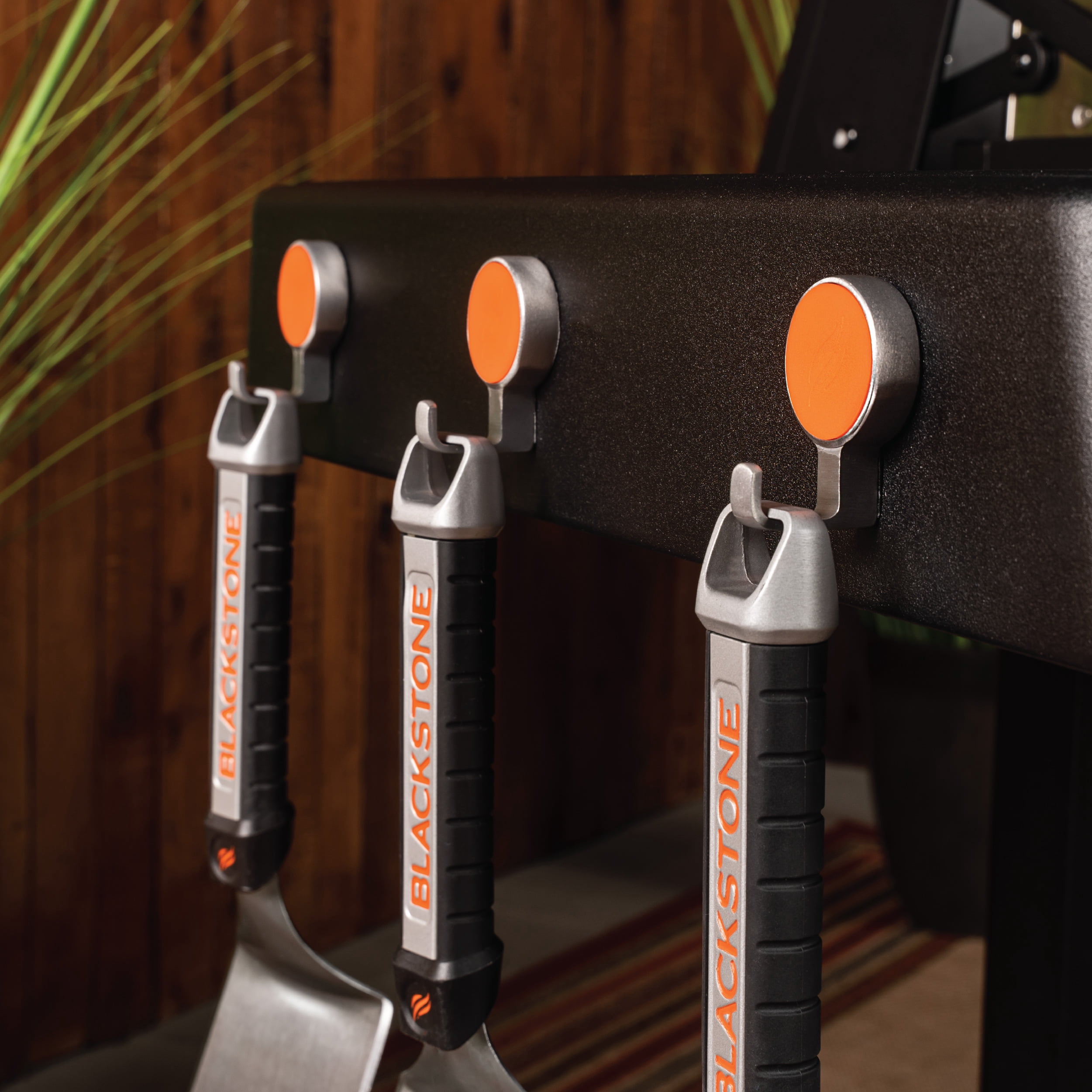 Blackstone Tool Holder Combo with Griddle Tool Rack and Magnetic Hooks