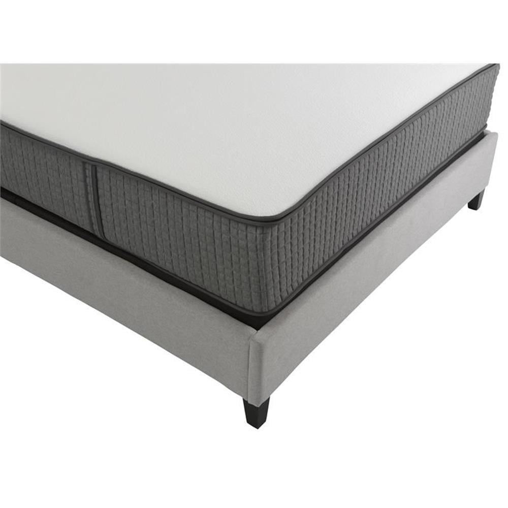 Pemberly Row 12" Firm Flippable King Memory Foam Mattress in White