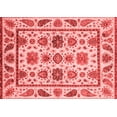 thumbnail image 1 of Ahgly Company Machine Washable Indoor Rectangle Abstract Red Modern Area Rugs, 2' x 3', 1 of 4