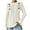 White, variant on DAFPZW Women Floral Embroidered Cable Knit Sweater Long Sleeve Crewneck Cute Casual Fall Lightweight Jumper Pullover Tops