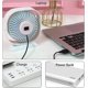 thumbnail image 4 of Yaju Usb Desk Fan, 360 Rotation Low Noise Table Fan, Energy Saving Portable Small Cooling Fan, Desktop Fans For Bedroom Home Office Sleeping (white1p, 4 of 5