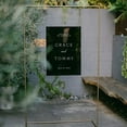 thumbnail image 5 of Customized Wedding Party Welcome Sign Frosted Backing Photo UV Print Round Dia32", 5 of 6