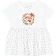 thumbnail image 3 of Inktastic Wild One Floral First Birthday Girls Baby Dress, 3 of 5