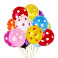 thumbnail image 2 of kurtrusly 100 Pieces Polka Dot Balloons Latex Light-weight Wave Point Balloon Colorful Atmosphere Arrangement Photo Props Baby Mixed/Wave Point, 2 of 8