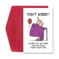 thumbnail image 1 of Tarjeta de cumpleaños RollupJoy Funny Rude Friendship para 50 a 90 cumpleaños, 1 of 6