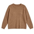 thumbnail image 6 of Womens Sweaters Zeliretfy Women's Plus Size Oversized Sweater Fall Casual Pullover Tops Long Sleeve Crewneck Clothing Apparel Fashion Fall Outfits, 6 of 10