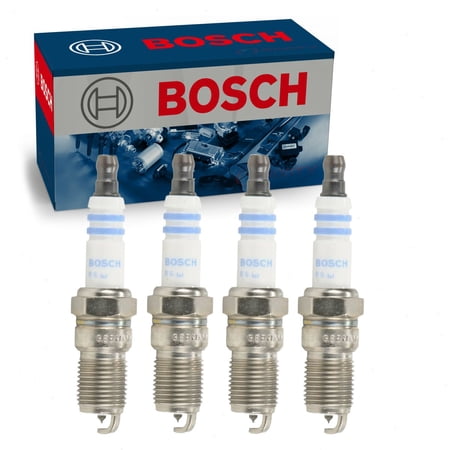 4 pc Bosch Platinum Spark Plugs compatible with Ford Focus 2.0L 2.3L L4 2004-2011