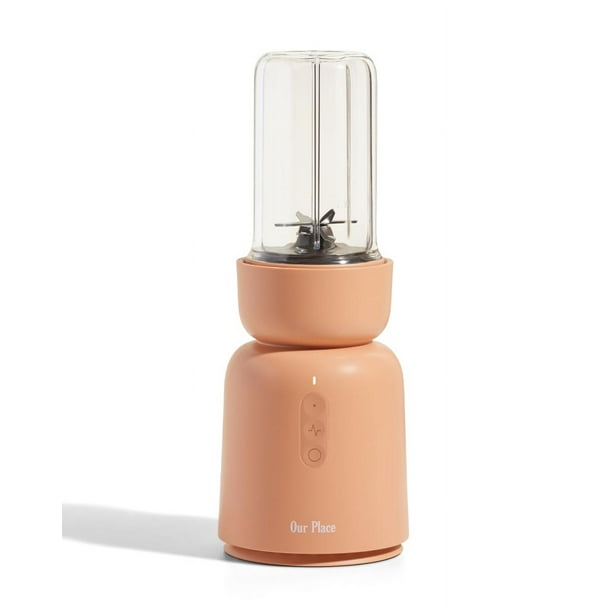 Licuadora Our Place Splendor - 1000W de alta potencia | Cuchillas ultraafiladas | 2 modos de fusión | Incluye juego de taza personal y tapa para beber de 25 oz | Batidos, batidos y más | Condimentar
