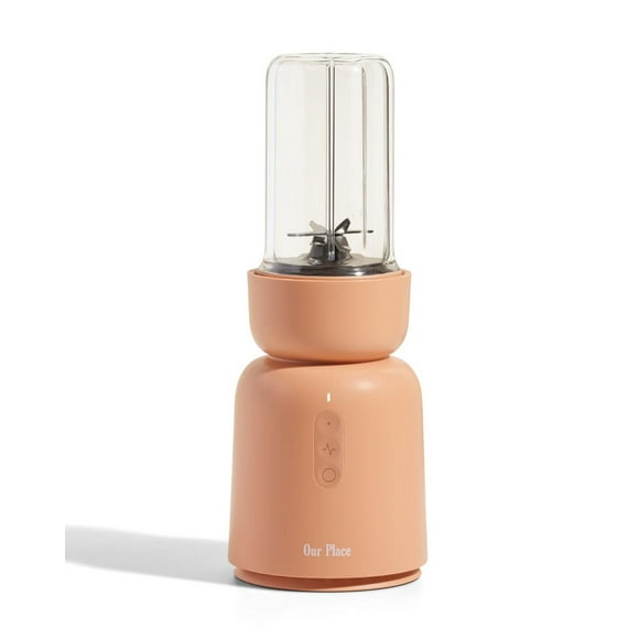 Licuadora Our Place Splendor - 1000W de alta potencia | Cuchillas ultraafiladas | 2 modos de fusión | Incluye juego de taza personal y tapa para beber de 25 oz | Batidos, batidos y más | Condimentar