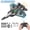 Blue A, variant on RC Plane Radio Control Helicopter 2.4GHZ Remote Control Airplane 360°Flip Jet Fighter with LED Lights Foam RC Airplanes Helicopter Toy for Kids, Spinning Drone