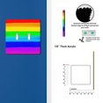 thumbnail image 3 of Off The Wall Plates - Rainbow Painted look - Double Gang Light Switch, 3 of 4