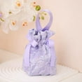 thumbnail image 2 of Wedding Candy Bag Portable Drawstring Wedding Party Gift Goodie Candy Packing Bag Embossed Flower Gift Storage Bag, 2 of 4