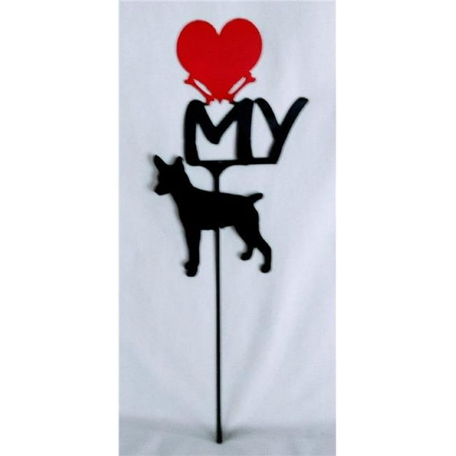 The Lazy Scroll ratheart Rat Terrier Love My Heart Sign