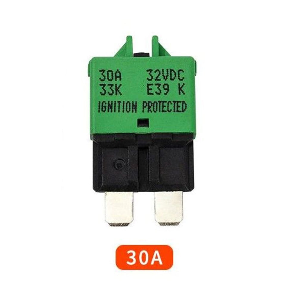 Resettable Blade Fuse Housing Circuit Breaker Fuse Blade Manual Reset 5