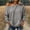 Gray, variant on Off Shoulder Tops for Women Casual Waffle Knit Long Sleeve Loose Fit Blouses with Pocket Solid Vacation Trendy Travel Fashion Clothing