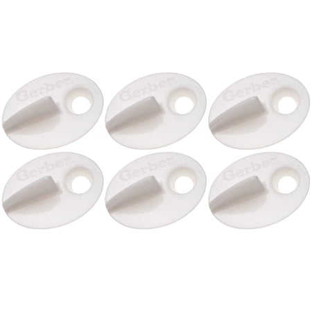 NUK 6 Pack Replacement valves Spill Proof Cup, Colors May Vary