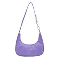 thumbnail image 1 of Bolsa Crescent Underarm Bag de hombro informal con cadena exquisita para viajes (púrpura) Ndcxsfigh Para Estrenar, 1 of 9