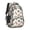 Boston Terrier and, variant on Golden Retriever and Floral Purple Backpack for School, Cute School Bag with Adjustable Shoulder Straps and Padded Back, 16.9"x12.6"x5.9"
