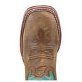 thumbnail image 2 of SMOKY MOUNTAIN BOOTS Kids Jesse Western Boots, Color: Brown Distress/Turquoise, Size: 13, Width: R, 2 of 6