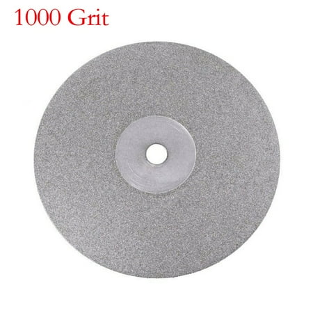 

6\ 150mm Diamond Coated Flat Lap Wheel Jewelry Polish Grinding Disc 80~3000Grit