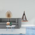 thumbnail image 2 of Escultura de hoja y estatua de , adorno de resina de madera y hierro, diseño artístico moderno, ideal para dormitorio, sala de estar, oficina, b, 2 of 8