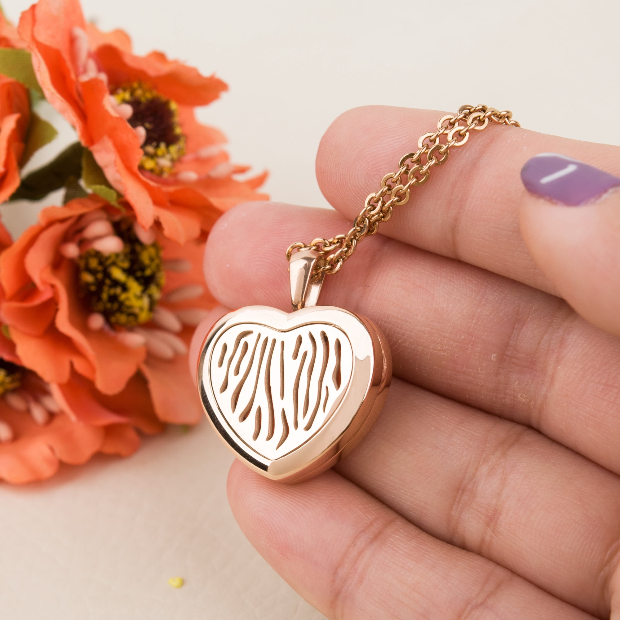 Anavia Anniversary Day Gift for Mom, Essential Oil Necklace, AromatMomapy Jewelry, Diffuser Necklace, Gift for Wife, Wife Birthday Gift, Gift for Girlfriend, Birthday Gift, Friend Gift- Eucalyptus