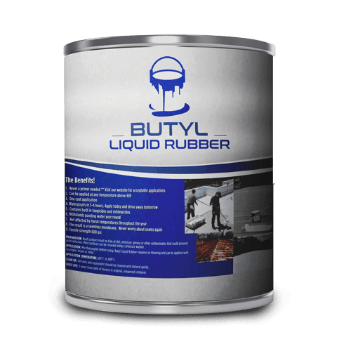 Butyl Liquid Rubber 1 Gallon White