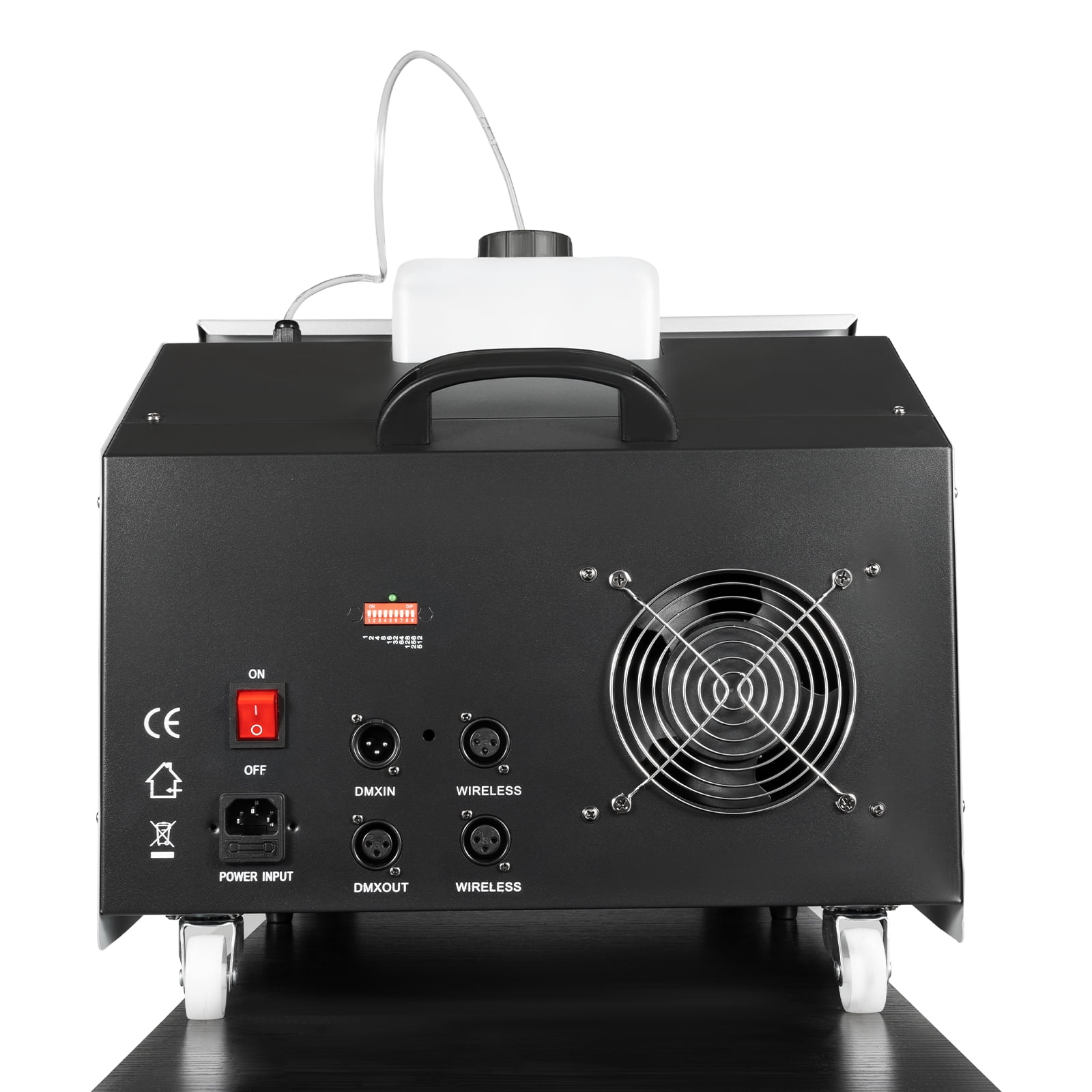 3000W Low-Lying Fog Machine, Ice Cube-Based Smoke Effect, 80㎡ Coverage, Multiple Control Modes, Quick Preheat, Ideal for Stage and Party Effects, Easy to Move