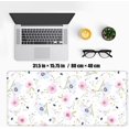 thumbnail image 4 of Large Gaming Mouse Pad (31.5×15.7), Non-Slip Rubber Base and Reinforced Lock Edges, XXL Extended Mousepad for Work, Game, Desk mat, Desktop Decoration | Flower Vine, 4 of 4