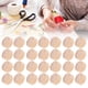 thumbnail image 4 of 300 PC De Rebanadas De Madera Sin Terminar, Manualidades De Bricolaje, Discos De Madera Para Joyas, Decoraciones, Alfileres, Proyectos Para Niños, 100 Piezas X 3 Bolsas, 4 of 7