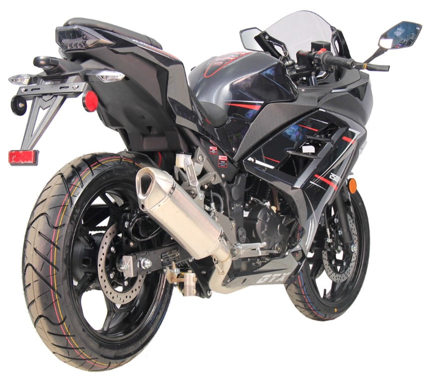 HHH GTX 250 EFI Motorcycle Manual 5 Speed  (  Black )