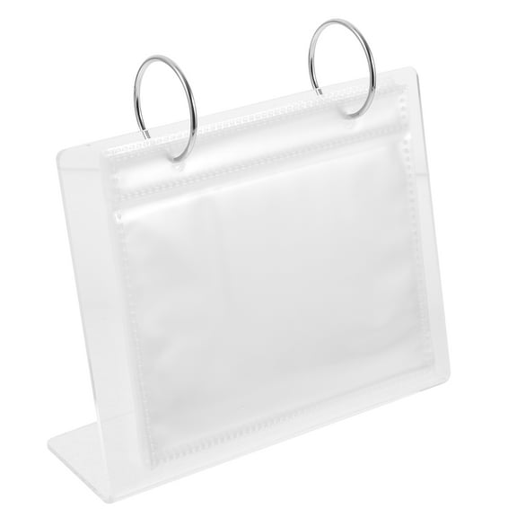 HOMEMAXS 1Pack Acrylic Photo Album with Display Memories Function for Home Decorations 6.68X6.29X1.97In