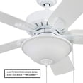 thumbnail image 4 of Portage Bay Viretta 42" Ceiling Fan with Light, Quiet Motor & Pull Chain, White, 4 of 6