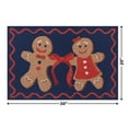 thumbnail image 4 of Holiday Time Navy Gingerbread 20" x 30" Accent Rug, 4 of 9