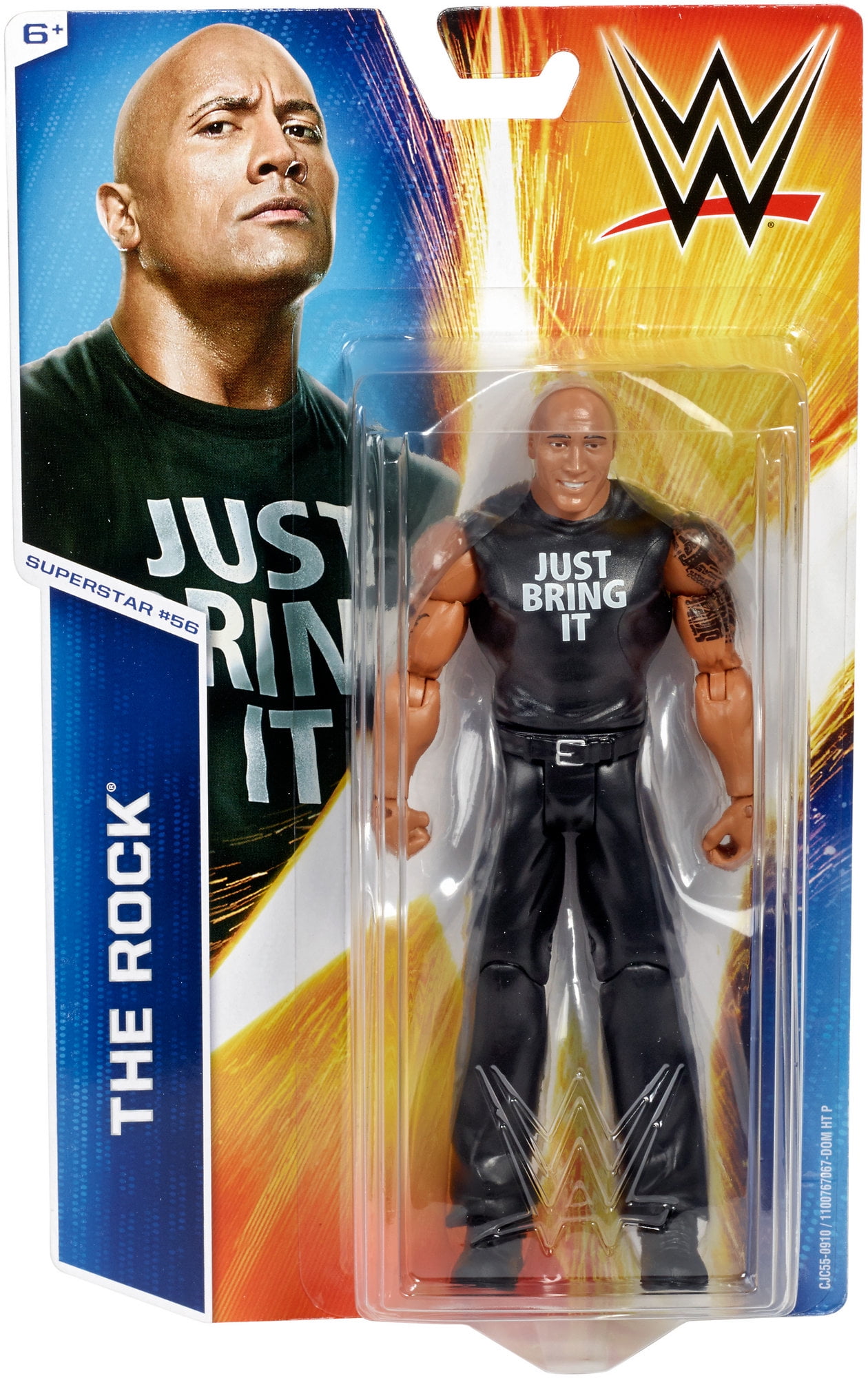 the rock wrestling doll