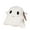 A, variant on Zenithome Halloween Ghost Pillow, Cute & Spooky For Party Home Decor, 15.7In Scythe-Wielding White Cushion