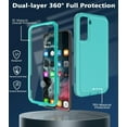 thumbnail image 5 of for Samsung Galaxy S22 Plus Case,[Built in Screen Protector][Shockproof][Dropproof] Samsung S22 Plus Case,Full-Body Rugged Military Grade Protective for S22 Plus 5G Case 6.6 in(Teal), 5 of 14