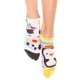 thumbnail image 2 of Angelina Low Cut Socks with Animal Knit Design and 3D Lips (6-Pairs), 2 of 3