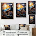 thumbnail image 4 of Designart "Fantasy Journey On A Motorcycle I" Motorcycle Wall Decor, 4 of 7