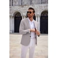 thumbnail image 4 of COOFANDY Men's Lightweight Two Button Knit Blazer - Casual Sport Coats Suit Jacket, 4 of 11