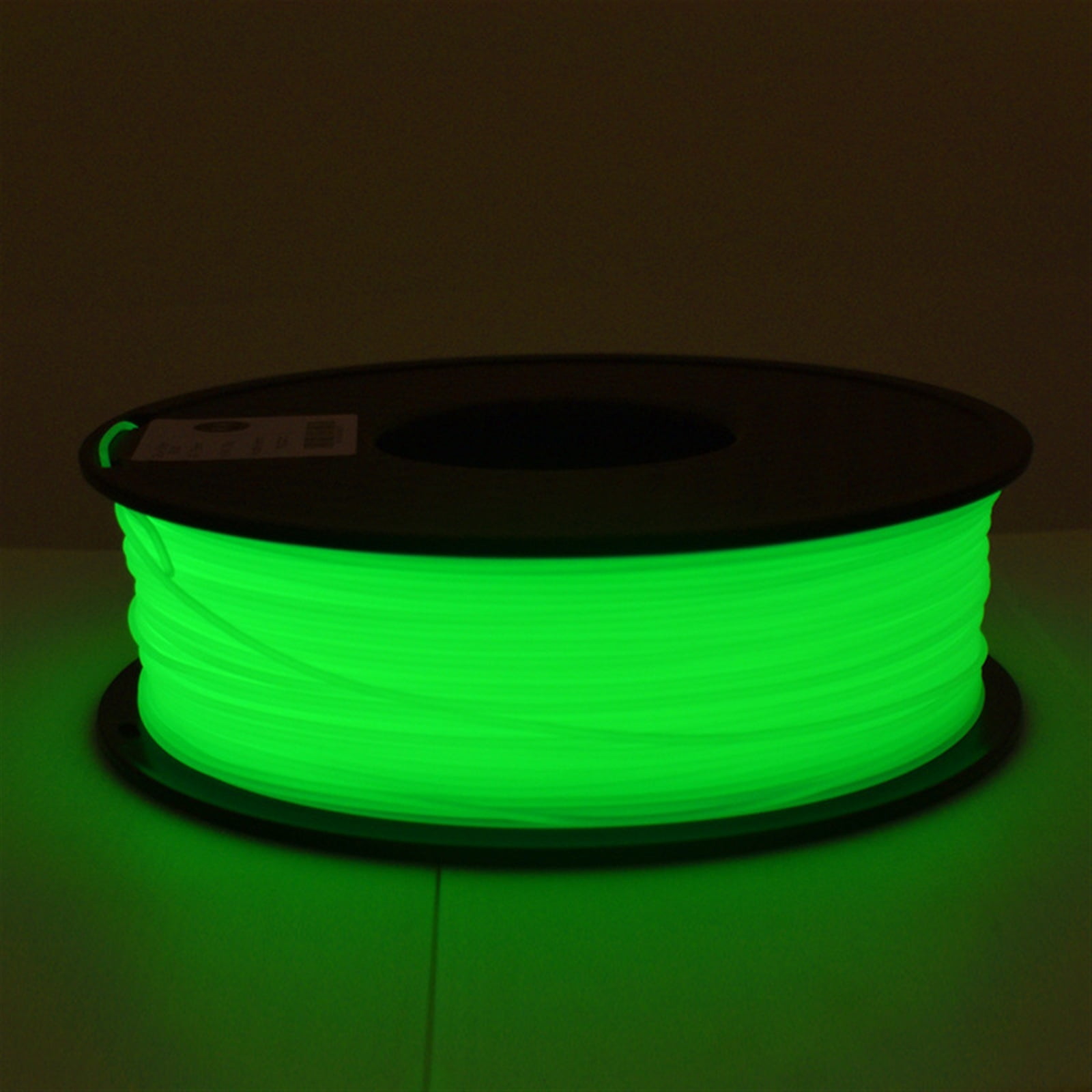 Glow in the Dark PLA Filament, 3D Printer Filament Green Luminous 1.75mm 1kg Per Spool for 3D Printing