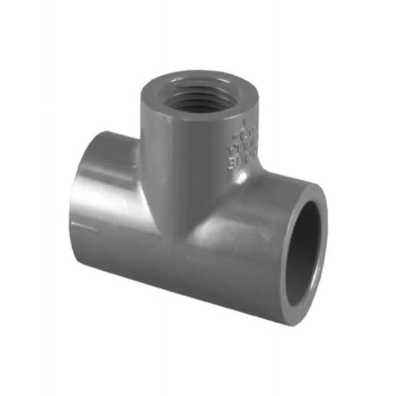 Charlotte Pipe 1-1/2-in x 1-1/2-in dia Schedule 80 Tee PVC Fitting(SXSFPT)#64563